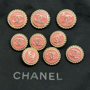 Chanel Shirt Buttons Bundle -9 total!